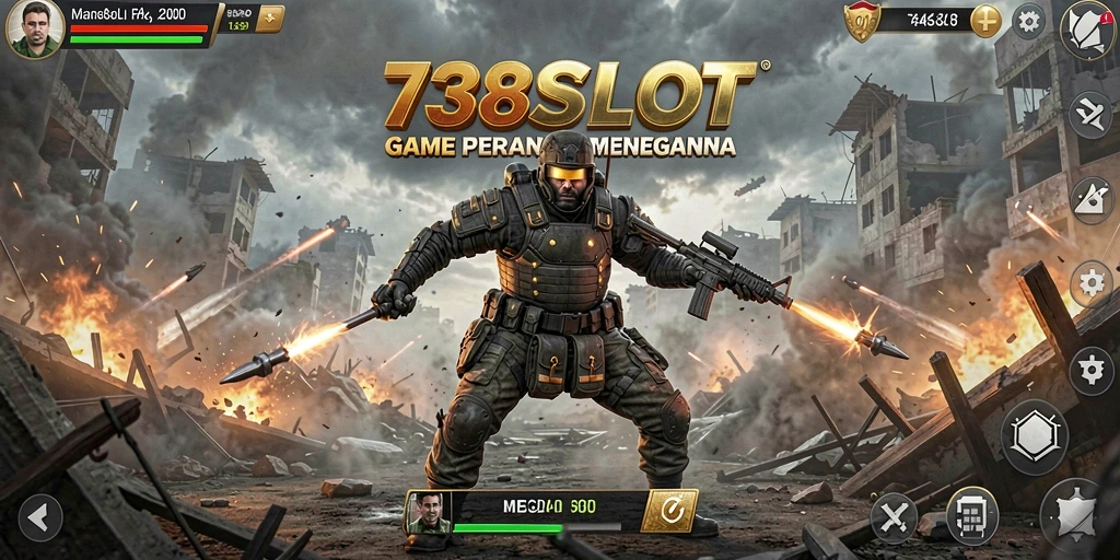 Tampilan menegangkan dari gameplay 738SLOT yang seru.