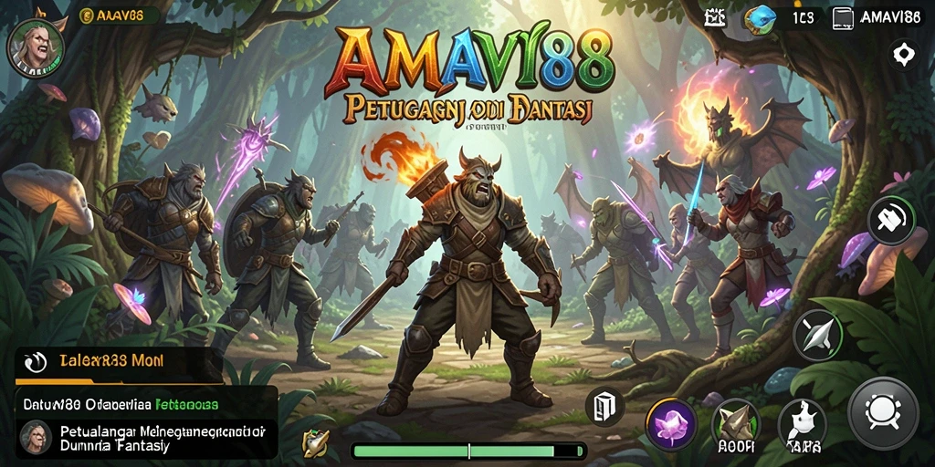 Tampilan gameplay AMAVI88 yang seru dan penuh aksi.