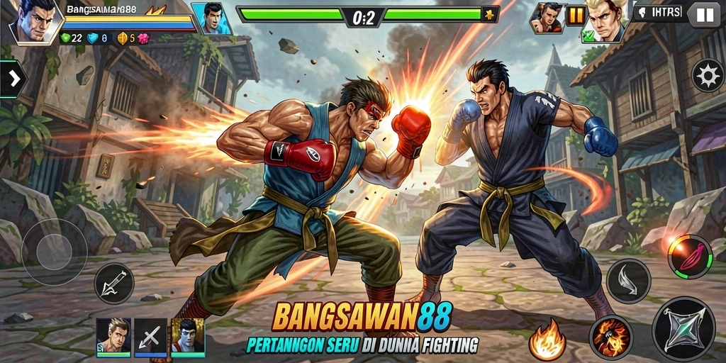Gameplay seru dengan karakter beragam dan pertarungan mendebarkan.