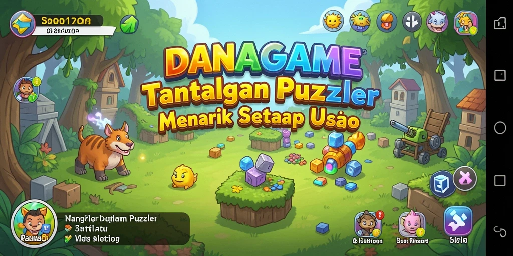Tampilan gameplay Puzzle yang menantang dan menarik.