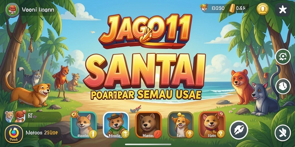 Tampilan gameplay JAGO11 yang menyenangkan dan interaktif.