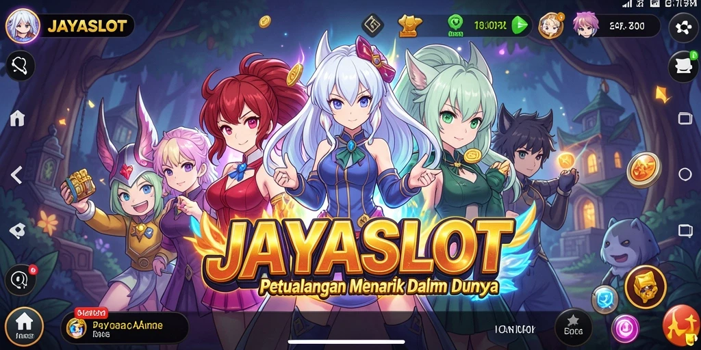 Screenshot gameplay JAYASLOT menunjukkan aksi seru dalam dunia Anime.