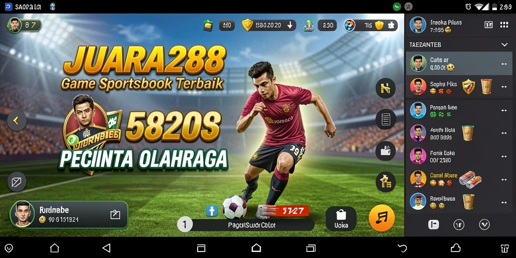 Tampilan menarik dari gameplay Sportsbook JUARA288.