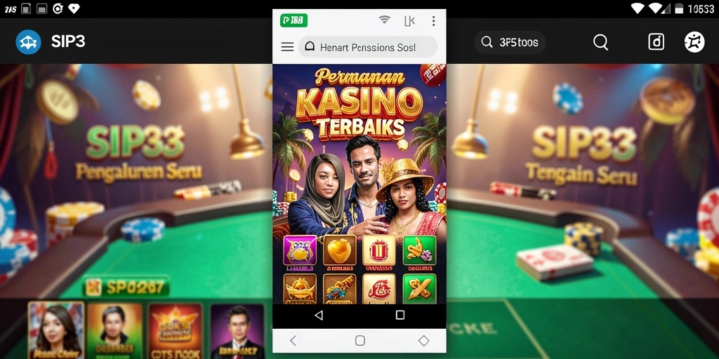 Tampilan screenshot SIP33 menampilkan gameplay Kasino yang menarik.
