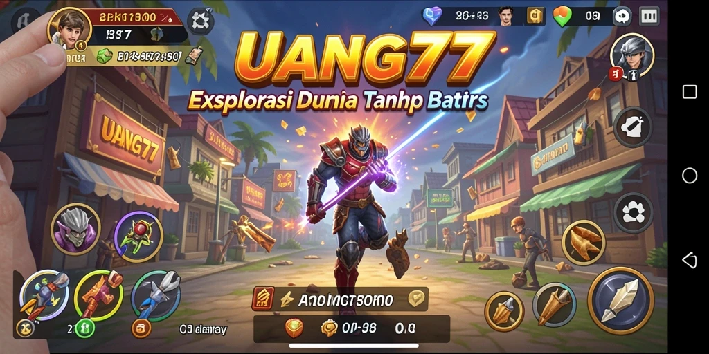 Screenshot gameplay menampilkan dunia terbuka UANG77 yang menakjubkan.
